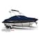 Eevelle Boat Cover DECK BOAT Ski Tower Inboard Fits 20ft 6in L up to 102in W Navy SFDKSK20102-NVY - alternate 1